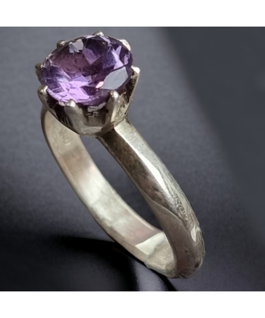 Bague Améthyste Argent 925