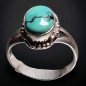 Bague Turquoise Argent 925 Taille 51