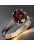 Bague Grenat Argent 925 Taille 55