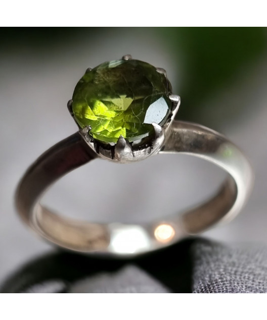 Bague Péridot Argent 925