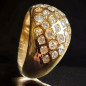 Bague Zirconium Plaquée or Taille 52