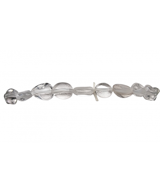 Bracelet Cristal de Roche olive 19cm (s)