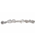Bracelet Cristal de Roche olive 19cm (s)
