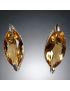 Boucles Citrine Argent 925