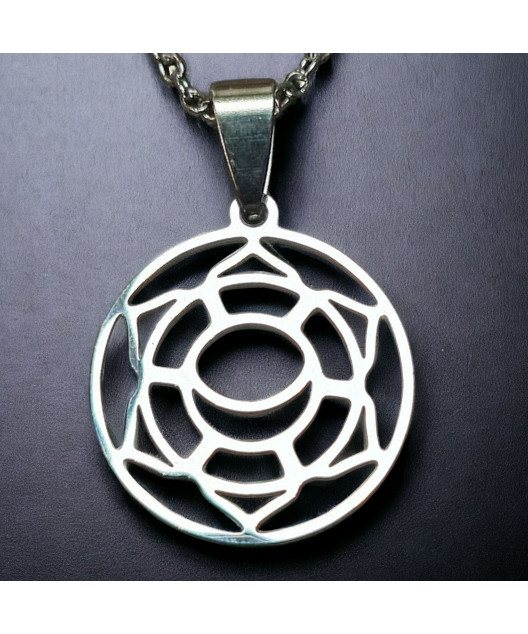 Pendentif Svadhistana " Chakra Sacré" avec chaîne