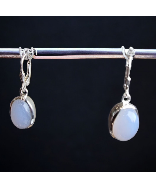 Boucles Calcédoine Argent 925