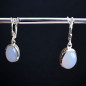 Boucles Calcédoine Argent 925