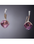 Boucles Améthyste Argent 925
