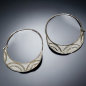 Boucles Créoles fermées Acier pailleté