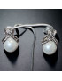 Boucles Perles fantaisie & Swarovski