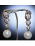 Boucles Perles fantaisie & Swarovski