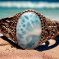 Bracelet Larimar Ethnique Argent 925