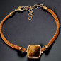Bracelet Œil de tigre cordon avec fermoir