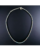 Collier Aigue marine Argent 925