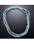 Collier Aigue marine Perles rondes 8mm