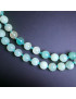 Collier Aigue marine Perles rondes 8mm