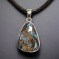 Pendentif Opale Boulder Argent 925 sur cordon