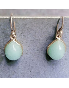Boucles Larimar Argent 925
