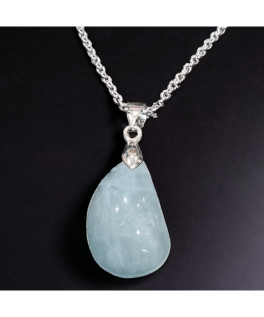 Pendentif Agate avec chaîne