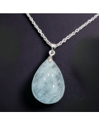 Pendentif Agate avec chaîne