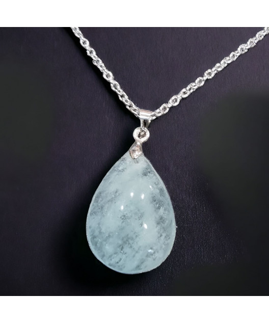 Pendentif Agate avec chaîne