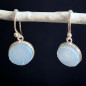 Boucles Agate naturelle Argent 925