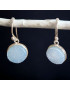 Boucles Agate naturelle Argent 925