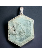 Pendentif Aigue marine Argent 925