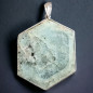 Pendentif Aigue marine Argent 925