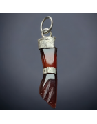 Pendentif Agate de feu main de Figa