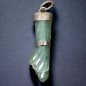 Pendentif Agate verte main de Figa