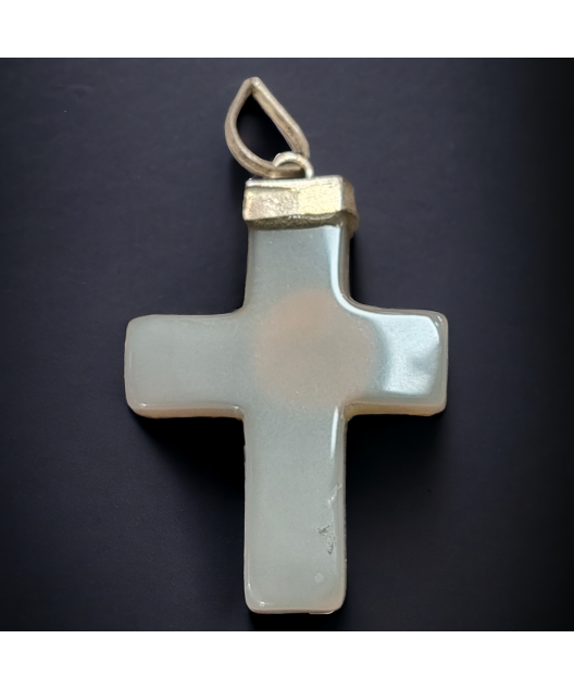 Pendentif Agate Croix