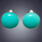 Boucles Amazonite cabochons à clips