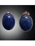 Boucles Lapis-lazuli cabochons à clips