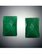 Boucles Jade facetté à clips