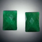 Boucles Jade facetté à clips