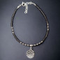 Bracelet Hématite avec Fleur de vie Argent 925