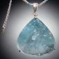 Pendentif Aigue marine Argent 925