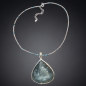 Pendentif Aigue marine Argent 925