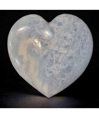 Cœur Calcite bleue