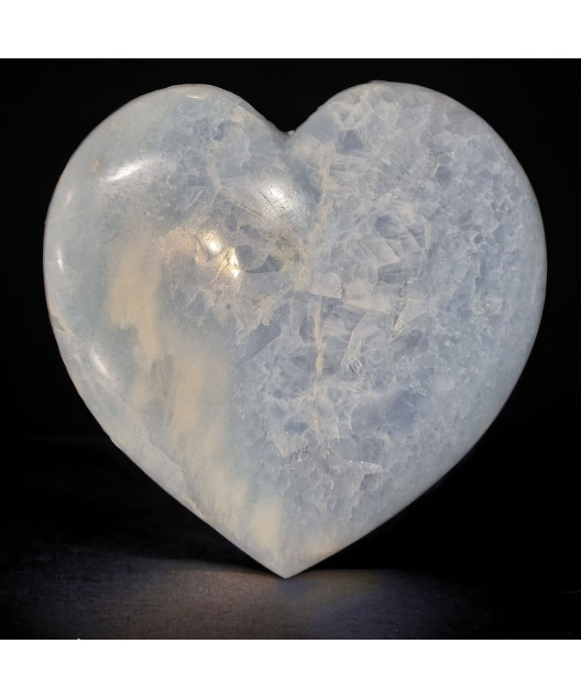 Cœur Calcite bleue
