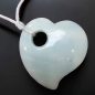 Pendentif Amazonite Cœur sur cordon réglable