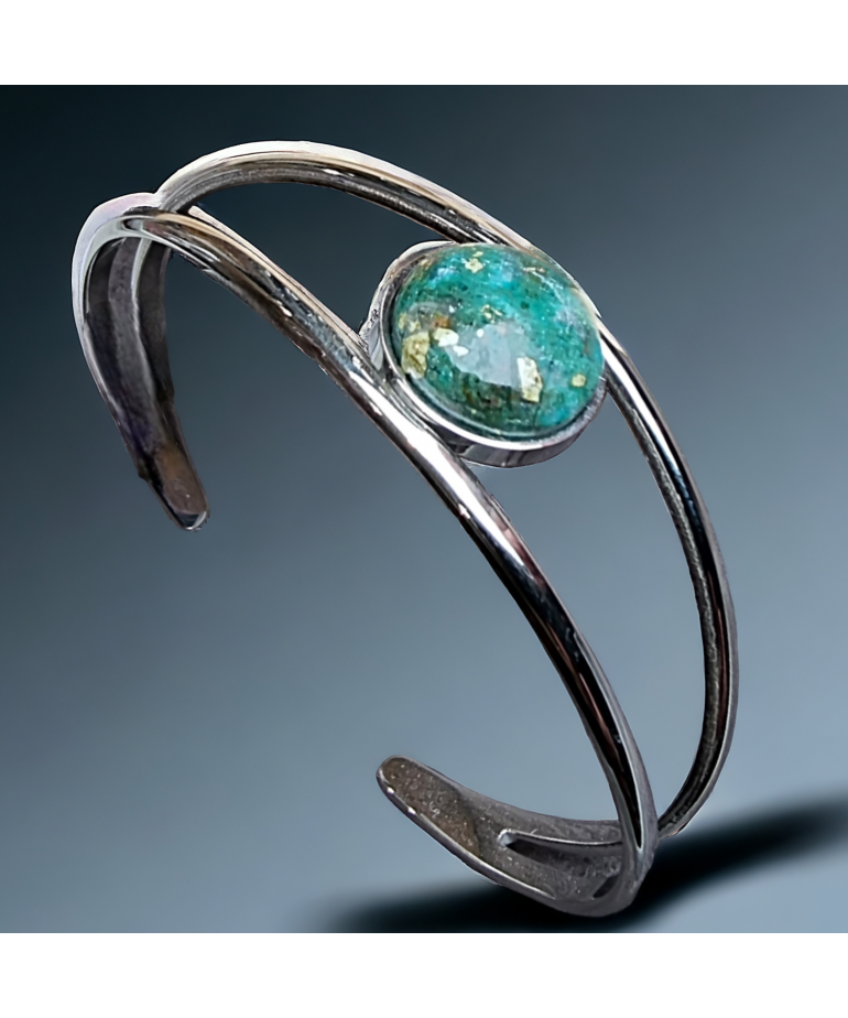 Bracelet Chrysocolle Acier inox