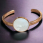 Bracelet Nacre Acier inox doré