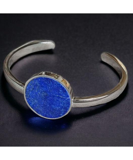 Bracelet Lapis-lazuli Acier inox