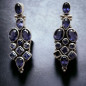 Boucles Tanzanite  Argent 925