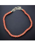 Bracelet Corail avec fermoir Argent 925