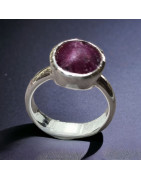 Bague Rubis argent 925 Taille 57