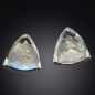 Boucles Labradorite sertie Argent 925