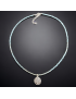 Collier Aigue marine  avec Arbre de vie Argent 925